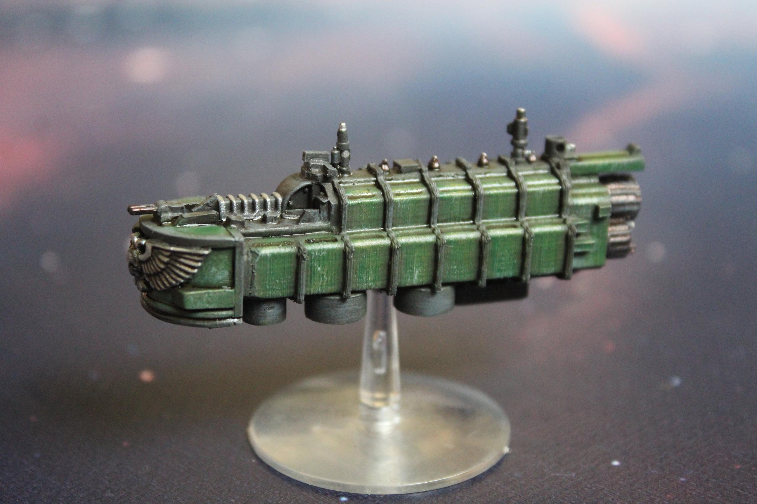 3d Print, Battlefleet Gothic, Transport - Jericho-class pilgrimage ship ...